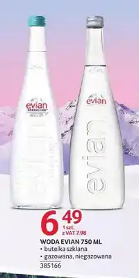 Selgros Woda niegazowana Evian oferta