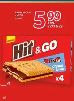 Selgros Baton Hit & Go choco & milk 4-pak oferta