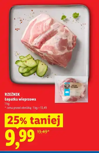 Lidl Łopatka wieprzowa Rzeźnik oferta