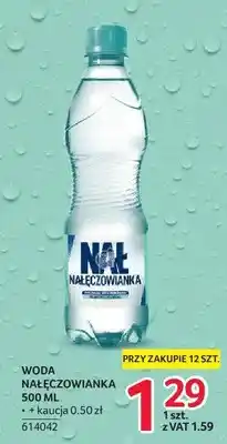 Selgros Woda mineralna Nałęczowianka delikatnie gazowana oferta
