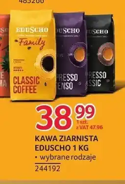 Selgros Kawa ziarnista Eduscho oferta
