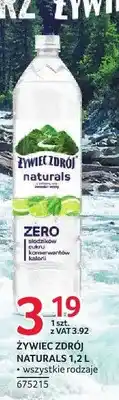 Selgros Woda Żywiec Zdrój Naturals o smaku limonki i miety oferta