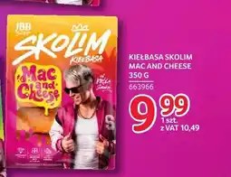 Selgros Kiełbasa JBB Bałdyga Skolim Mac and Cheese oferta