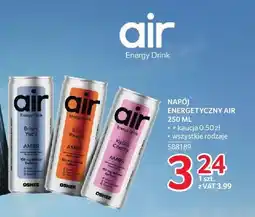 Selgros Napój energetyczny Oshee Air Sour Peach oferta