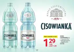 Selgros Woda Cisowianka oferta