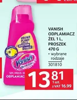 Selgros Odplamiacz Vanish Oxi Action oferta