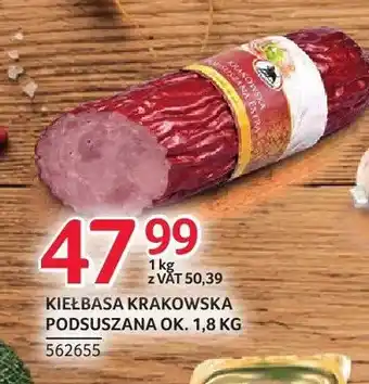 Selgros Kiełbasa krakowska podsuszana ZMB Białystok oferta