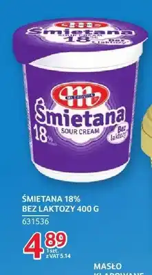 Selgros Śmietana 18% bez laktozy Mlekovita oferta