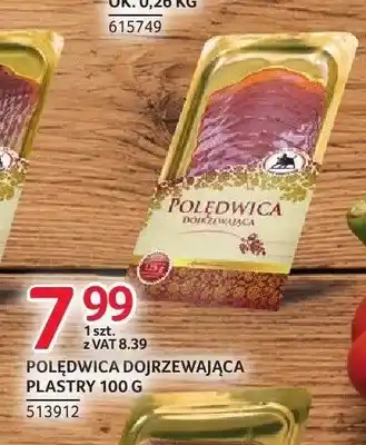 Selgros Polędwica dojrzewająca plastry ZMB Białystok oferta