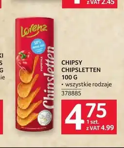 Selgros Chipsy Chipsletten Lorenz oferta