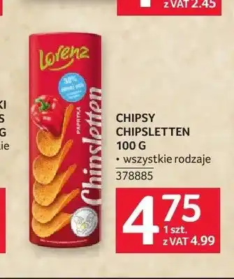 Selgros Chipsy Chipsletten Lorenz oferta