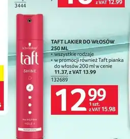 Selgros Lakier do włosów Taft oferta