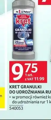 Selgros Granulki do udrożniania rur Kret oferta