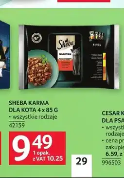 Selgros Karma dla kota Sheba Selection oferta