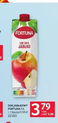 Selgros Sok jabłkowy Fortuna 100% oferta