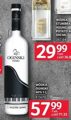 Selgros Wódka Ogiński 40% oferta