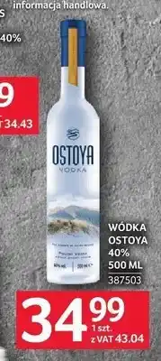 Selgros Wódka Ostoya 40% oferta