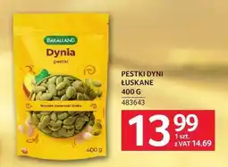 Selgros Pestki dyni łuskane Bakalland oferta