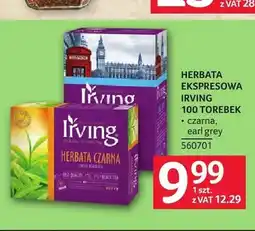 Selgros Herbata ekspresowa Irving czarna oferta