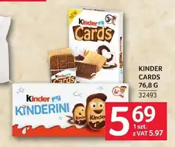 Selgros Ciastka Kinderini oferta