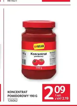 Selgros Koncentrat pomidorowy TopSeller oferta