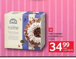 Selgros Tort lodowy Duchessa Sammontana oferta
