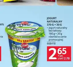 Selgros Jogurt naturalny Primo Zott oferta