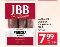 Selgros Kaszanka Swojska z wątróbką JBB Bałdyga oferta