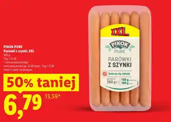 Lidl Parówki Pikok oferta