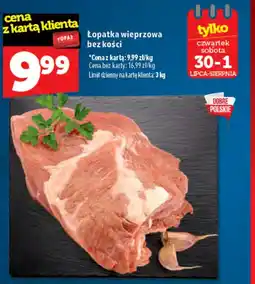 Topaz Łopatka wieprzowa Na dobre oferta
