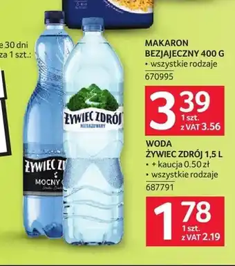 Selgros Woda niegazowana Żywiec Zdrój oferta