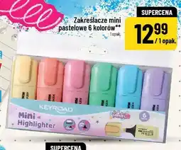 Polomarket Zakreślacze mini pastelowe 6 kolorów Keyroad oferta