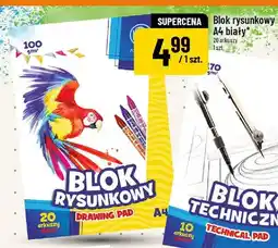 Polomarket Blok rysunkowy A4 biały oferta