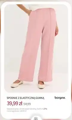 BonPrix Spodnie z elastyczną gumką Bonprix oferta