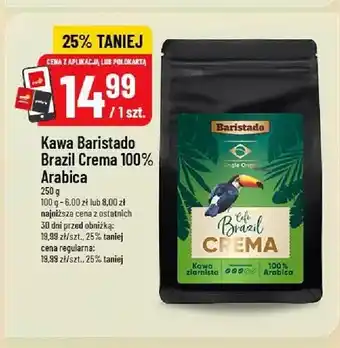 Polomarket Kawa ziarnista Baristado Brazil Crema 100% Arabica oferta