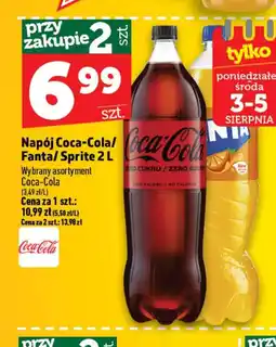 Topaz Napój gazowany Coca-Cola oferta