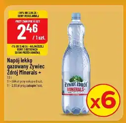 Polomarket Napój lekko gazowany Żywiec Zdrój Minerals + oferta
