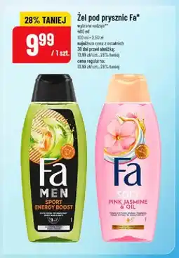 Polomarket Żel pod prysznic Fa Men Sport Energy Boost oferta