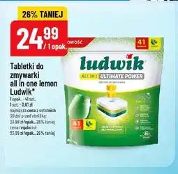 Polomarket Tabletki do zmywarki Ludwik All in One Lemon oferta