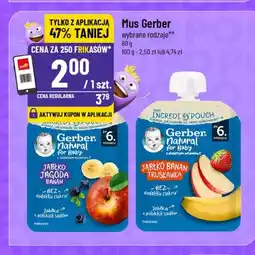 Polomarket Mus Jabłko Jagoda Banan Gerber Natural for Baby oferta
