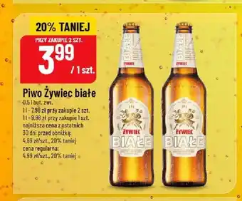 Polomarket Piwo Żywiec Białe oferta