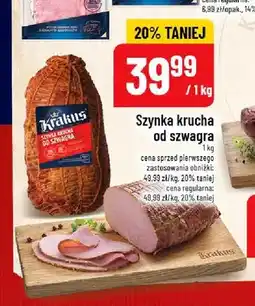 Polomarket Szynka krucha od szwagra Krakus oferta
