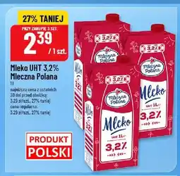 Polomarket Mleko UHT Mleczna Polana 3,2% oferta