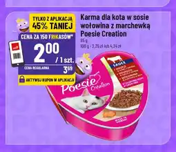 Polomarket Karma dla kota w sosie wołowina z marchewką Poesie Creation oferta