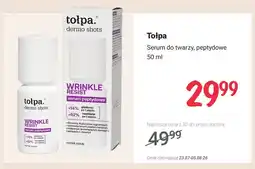 Rossmann Serum do twarzy peptydowe Tołpa dermo shots Wrinkle Resist oferta