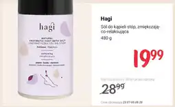 Rossmann Sól do kąpieli stóp zmiękczająco-relaksująca Hagi oferta