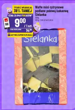 Polomarket Wafle mini cytrynowe podlane polewą kakaową Sielanka oferta