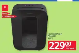 Selgros Niszczarka Fellowes LX41 oferta