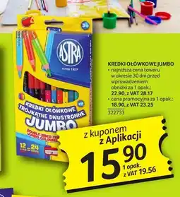 Selgros Kredki ołówkowe Jumbo Astra oferta