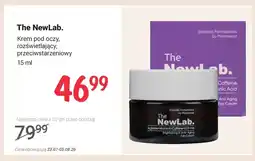 Rossmann Krem pod oczy rozświetlający przeciwstarzeniowy The NewLab oferta
